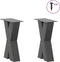 vidaXL - Salontafelpoten - 2 - st - X-vormig - 38x(42-43) - cm - staal - antraciet