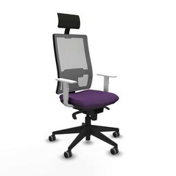 Bureaustoel met hoofdsteun Piqueras y Crespo 4B066G1 Paars