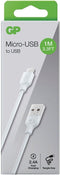 GP CB14 - USB 2.0 naar Micro-USB Datakabel - 100 cm - Wit