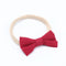 10-delige Baby Haarbandjes Nylon met Strikjes en Bloemen - Diverse Kleuren