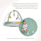 Sophie de giraf Reverso Activity & Foto speelkleed - Babygym - Speelmat - Machinewasbaar - Vanaf 0 maanden - 50 x 90 x 90 cm - Groen/Geel/Wit