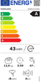 Everglades EVWM121422AG - Wasmachine 12KG - A-20% Energieklasse - Stoomfuncties - Titanium Gray