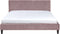 FITOU - Tweepersoonsbed - Roze - 180 x 200 cm - Fluweel