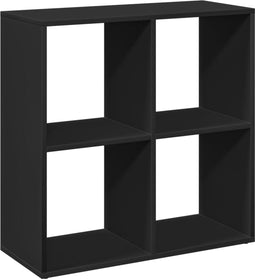 vidaXL - Kamerscherm - / - boekenkast - 69,5x29x69,5 - cm - bewerkt - hout - zwart