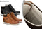 Milanoro - Lederen herensneakers - Hoger model - Cognac - Maat 43
