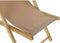 Solstol DKD Home Decor Bruin Natuurlijk Polyester MDF (57,5 x 113 x 77 cm)