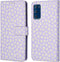 iMoshion Hoesje Geschikt voor Samsung Galaxy S20 FE Hoesje Met Pasjeshouder - iMoshion Design Bookcase smartphone - Paars / White Daisy