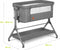 Lionelo Leonie Plus - Co-Sleeper 3 in 1 Wieg - Hoogteverstelling 6 Niveaus - Grijs