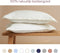 Coco & Cici - Tencel Sateen kussensloop 70 x 60 cm - Kussenhoes - Lyocell - Extra Zacht & 100% Natuurlijk - Off White - Zonder Volant