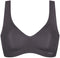sloggi ZERO Feel Dames Beha top - Comfortabele uitneembare cups - Zwart - Maat L