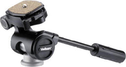 Velbon PH-157Q - Panorama statiefkop - 360° draaibaar - Zwart en aluminium