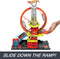 Hot Wheels City Mega Looping Brandweerkazerne - Speelset met aanpasbare looping - Inclusief 1 brandweerauto (1 stuk)