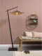 GOOD&MOJO Vloerlamp Kalimantan - Zwart/Naturel - 80x60x176cm - Scandinavisch,Bohemian - Staande lampen voor Woonkamer - Slaapkamer