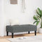 vidaXL - Donkergrijze - Bank - 113x57x39 - cm - Stof