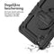 Accezz Rugged Backcover - iPad Air (2022 / 2020) - Schouderstrap en screenprotector - Zwart