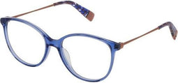 Ladies'Spectacle frame Furla VFU201520U11 Blue (ø 52 mm)