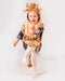 Den Goda Fen Verkleedkledij Giraf - Mini cape met capuchon - 86-110cm - 1-4 jaar - Multi