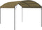 vidaXL - Prieel - 180 - g/m² - 4x3x2,6 - m - taupe