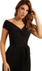 Guess Erynn - Dames Jurk - Strik in taille plissé rok - Zwart (2022)