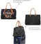 Childhome - Mommy Bag ® - Verzorgingstas - Zwart - Goud - Multifunctioneel - Grote Capaciteit - Inclusief Accessoires