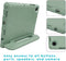 iMoshion Tablet Hoes Kinderen Geschikt voor Samsung Galaxy Tab A8 (2021/2022) - iMoshion Kidsproof Backcover met handvat - Olijfgroen /Olive Green
