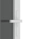 vidaXL - Binnendeur - 83x201,5 - cm - ESG-glas - en - aluminium - wit