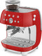 Smeg EGF03RDEU - Espressomachine met bonenmaler - 20 bar druk - Rood