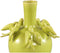 PTMD Emmelyn Green Bulb Ceramic Glazed Vase Birds L