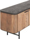 DTP Home TV stand Soho medium, 3 doors, 2 drawers,60x190x40 cm, recycled teakwood and mortex