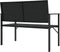 vidaXL - Tuinbank - 2-zits - poly - rattan - zwart