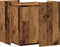 vidaXL - Kattenbakkast - 53x53x51 - cm - bewerkt - hout - oud - houtkleurig