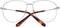 Sandro SD4023 54426 bril zonder sterke - Dames - Goudkleurig
