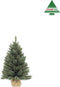 Triumph Tree Forest Frosted Kunstkerstboom in Jute - H60 x Ø46 cm - Blauw