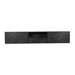 Zwevend tv-meubel New York 180 cm - zwart