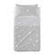 Happy Friday Sheet set 2 pieces Little star grey 100x130 cm (Cot) Grey