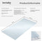 tectake® Set van 10 Dubbelwandige Polycarbonaat Platen - UV-Bestendig Lichtdoorlatend - 121 x 60,5 cm - 4 mm dik (10 stuks)