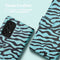 iMoshion Hoesje Geschikt voor Samsung Galaxy A53 Hoesje Met Pasjeshouder - iMoshion Design Bookcase smartphone - Meerkleurig / Black Blue Stripes