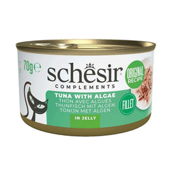 Kattenvoer Agras Pet Foods SCHESIR Complements Tuna with algae in jelly Vis 70 g