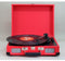 Soundmaster PL580RO - Koffermodel platenspeler - 3 snelheden (33/45/78 RPM) - Rood