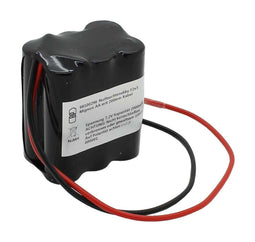 GAZ - 516200060 - Noodverlichting batterij NiMH 7.2V 2000mAh F2x3 Mignon AA 200mm kabel