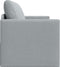 vidaXL - Vloersofa - Bed - 2-in-1 - Lichtgrijs - 124x71x78 - cm - Stof