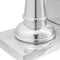 vidaXL - Boekensteunen - 2 - stuks - Zilver - 11x12x19,5 - cm - Aluminium - Schaak
