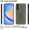 imoshion Hoesje Geschikt voor Samsung Galaxy A34 (5G) Hoesje Siliconen - imoshion Design hoesje - Meerkleurig / Floral Green
