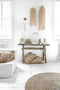 De Raffia Kussenhoes Vierkant - Naturel - 60x60