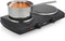 Princess 303021 - Dubbele keramische kookplaat - 2 pitten 800W + 1200W - Zwart
