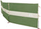 vidaXL - Windscherm - camping - waterdicht - 490x123 - cm - groen