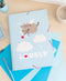 Pusheen - A4 Kartonnen Map - Purrfect Love met Flappen en Elastische Sluiting - Blauw