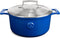 Saveur Selects - Gietijzeren Braadpan Ø25 cm - PFAS-vrij - Geschikt voor Inductie & Oven - Klassiek Blauw