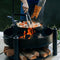 CookKing Multi-functionele Vuurschaal Montana X met Grillrooster 60 cm - Hoge Kwaliteit Staal - Handgemaakt in Europa