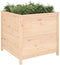 vidaXL - Plantenbak - 82,5x82,5x78 - cm - massief - grenenhout